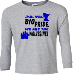 2018 Wolverines Homecoming Youth Long Sleeve Shirt Youth Long sleeve Tee