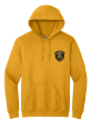 Hooded Sweatshirt with Badge Patch 