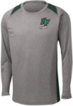 Adult Heather Fire Long Sleeve Tee 100% Poly Long Sleeve Tee