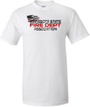 Adult Red Line Flag Tee MSFDA Adult Red Line Flag Tee MSFDA