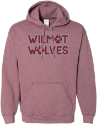 Adult & Youth Hooded Sweatshirt GLITTER DESIGN WILMOT PAWS Hoodie