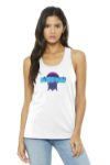BELLA+CANVAS ® Women’s Jersey Racerback Tank Color Logo INK 
