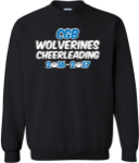 Crew neck Adult & Youth Cheer sweatshirt Crew sweatshirt