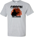 Distressed Flame T-shirt GFR Short Sleeve Distressed Flame T-shirt