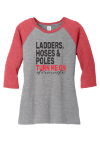 Turn Me On Womens Raglan 