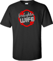 Firefighter Wife T-shirt GLITTER DESIGN PFD Firefighter Wife Tee 