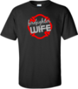 Firefighter Wife T-shirt GLITTER DESIGN Firefighter Wife Tee 