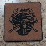 Fleece-Lined Knit Cap Front Cuff Patch 