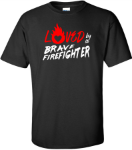 LOVED By a Firefighter T-shirt SFD LOVED By a Firefighter T-shirt SFD