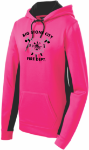 Ladies Colorblock Hoodie GLITTER DESIGN BSCFD Ladies Colorblock Hoodie GLITTER DESIGN BSCFD