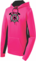 Ladies Colorblock Hoodie GLITTER DESIGN JFD Ladies Colorblock Hoodie GLITTER DESIGN JFD