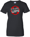 Ladies Firefighter Wife T-shirt GLITTER DESIGN Ladies Firefighter Wife T-shirt GLITTER DESIGN
