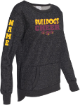 Ladies Glitter Crew with Glitter design Glitter Crew