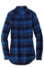 Ladies Plaid Flannel Tunic - LW668-MNSFD-EMB