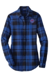 Ladies Plaid Flannel Tunic 