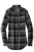 Ladies Plaid Flannel Tunic - LW668-MNSFD-EMB
