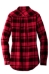 Ladies Plaid Flannel Tunic - LW668-MNSFD-EMB