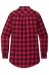 Ladies Plaid Flannel Tunic - LW668-MNSFD-EMB