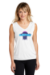 Ladies Sleeveless V-Neck Midwest Magic Basketball - MWMB-SMLST352 INK COLOR