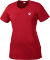 Ladies Solid Contender Tee Ladies Poly Tee