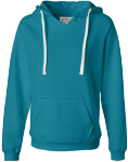 Ladies Sueded V-Neck Hoodie Ladies V-neck Hoodie