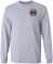Long Sleeve Distressed Flag Tee MSFDA - MSFDA-2400 DISTRESSED FLAG