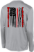 Long Sleeve Poly Flag T-shirt WFD - WFD-SMST350LS FLAG
