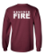 Long Sleeve Tee Hancock FD - HFD-2400 HANCOCK FIRE VINYL