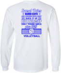 Long Sleeve Tough Girls Volleyball T-shirt Long Sleeve Tee