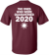 Maroon Milbank Tennis Adult & Youth Short Sleeve Cotton Tee - MAGT-SS2000 MAT Masked