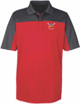 Mens Colorblock Performance Pique Polo Mens Polo