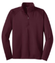 Mens Sport Wick 1/4 Zip Pullover 1/4 Zip Pullover