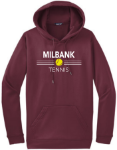 Milbank Tennis Adult Moisture Wicking Hoodie Moisture Wicking Hoodie