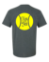 Milbank Tennis Adult & Youth Short Sleeve Cotton Tee Dark Heather - MAGT-SS2000 MAT LOVE MEANS NOTHING