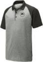Raglan Heather Block Polo MSFDA Raglan Heather Block Polo MSFDA