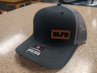 Richardson Snapback Trucker Cap with DLFD Patch 
