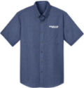Short Sleeve Crosshatch Shirt Short Sleeve Easy Care Shirt