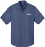 Short Sleeve Crosshatch Shirt Short Sleeve Easy Care Shirt