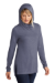 Transmed, Inc. Ladies PosiCharge ® Tri-Blend Wicking Long Sleeve Hoodie - TMI-SMLST406