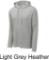 Transmed, Inc. PosiCharge ® Tri-Blend Wicking Long Sleeve Hoodie - TMI-SMST406