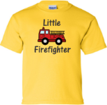 Youth Little Firefighter Tee Youth Little Firefighter T-shirt