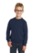 Youth Port & Co Core Fleece Crewneck Sweatshirt - PC90Y Navy