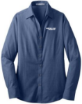 Ladies Crosshatch Easy Care Shirt Ladies Crosshatch Shirt