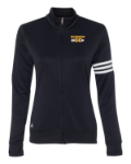 Adidas - Womens 3-Stripes French Terry Full-Zip Jacket Womens 3-Stripes French Terry Full-Zip Jacket